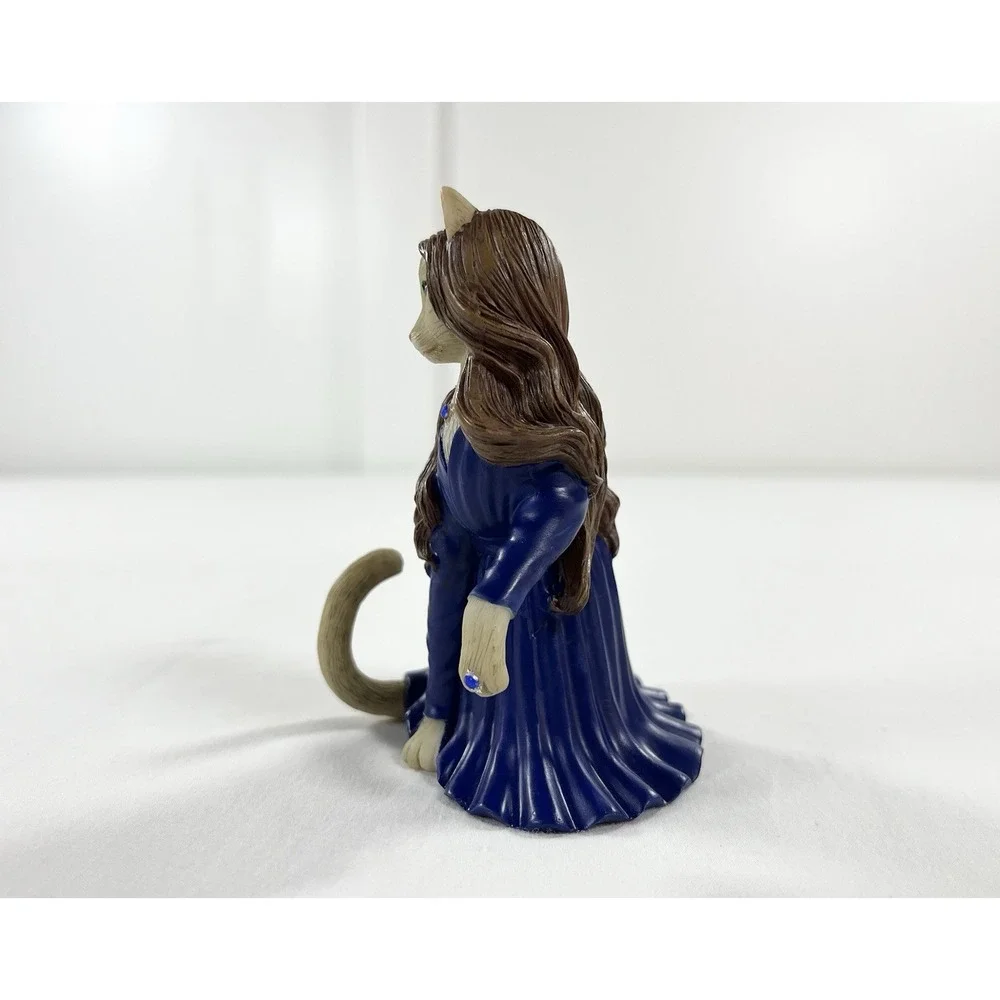 The Hamilton Collection Divine Feline Kat Middleton‎ Princess Cat Figurine COA